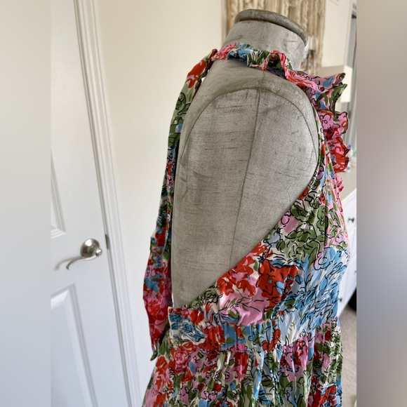S/W/F MAXI FLORAL HALTER DRESS NWOT - Picture 7 of 8